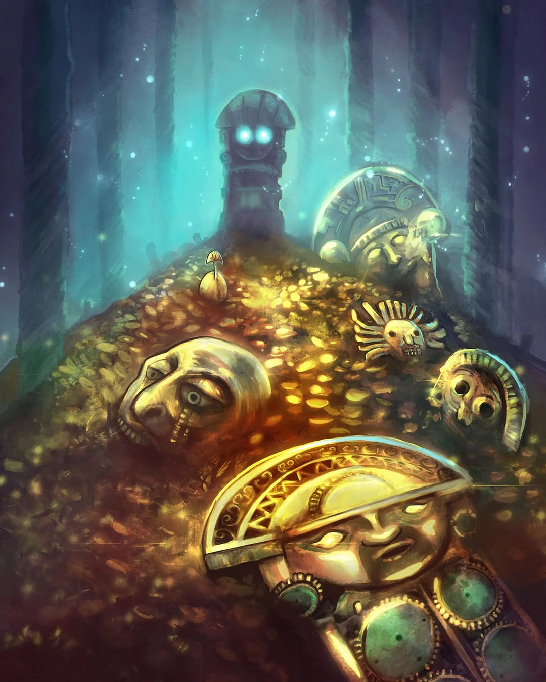 Ilustración de la baraja chamanes al ataque